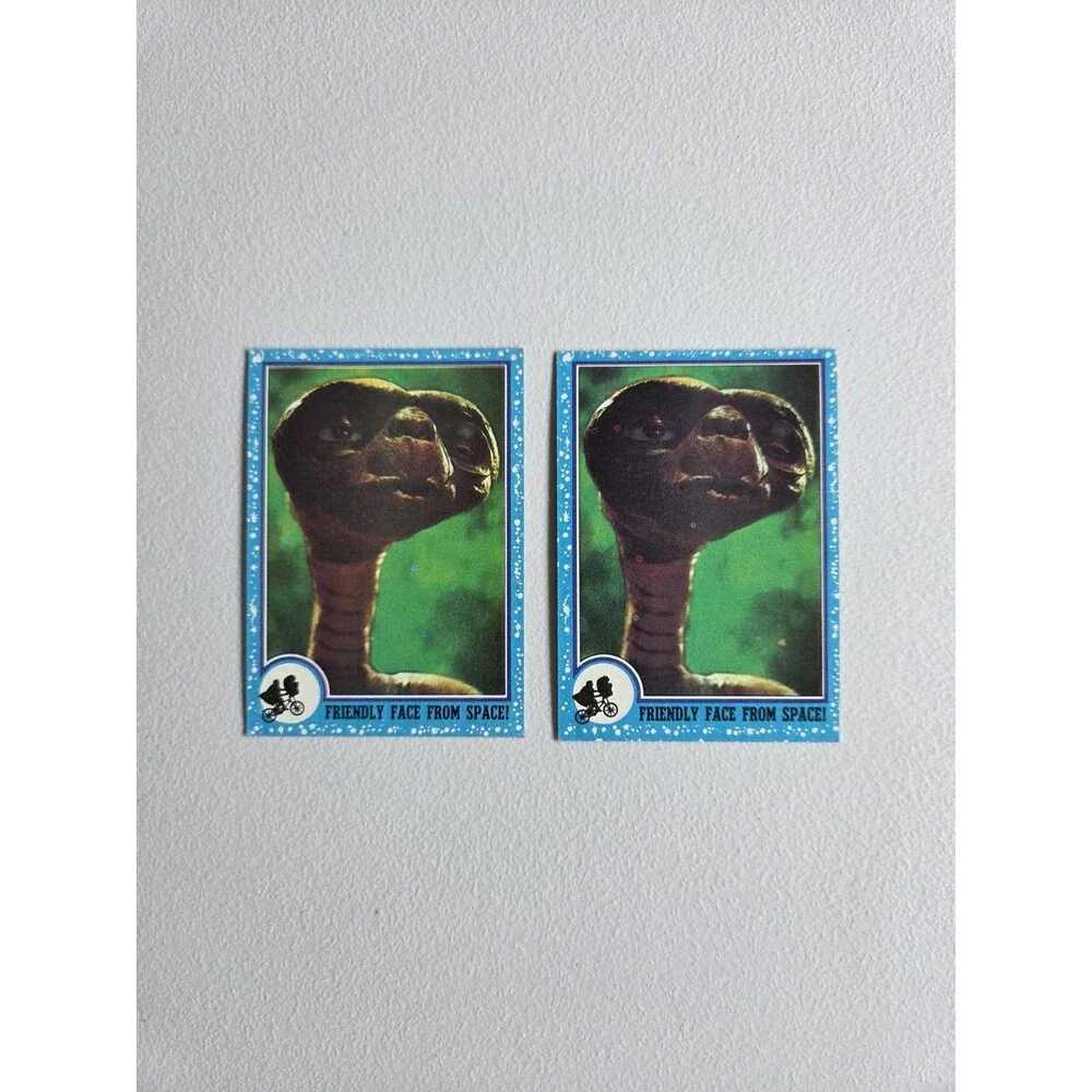 1982 Topps E.T. The Extra-Terrestrial Movie Cards Lot Of 24 Cards Plus Stickers